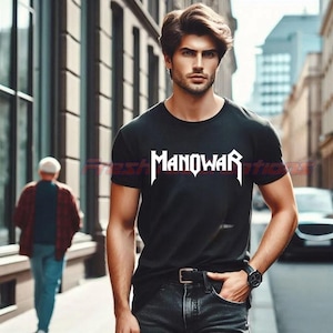 Camiseta Manowar Tour 2025 Camiseta de banda de heavy metal Camiseta de concierto para fans Camiseta de concierto en todos los tamaños Manowar Tour 2025 Rock con fecha de gira Unisex