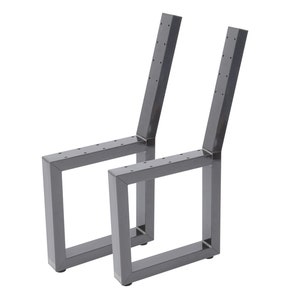 Bankgestell Sitzbank Bank Stuhl Esstisch Sitzecke Metall DIY Bentatec Stahl Gestell mit Lehne Rückenlehne Durchsichtig