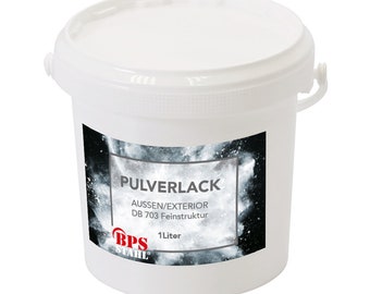 Pulverlack Feinstruktur DB703, 1 Liter