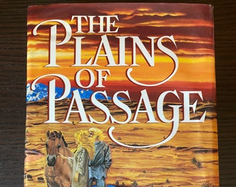 The Plains of Passage - First Edition Full Number Line - Jean M. Auel - Earth's Children - Collectible