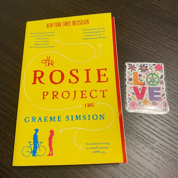 The Rosie Project - Graeme Simsion - Book 1 of 3 - New York Times Bestseller - Secondhand Paperback and Bookmark Set!