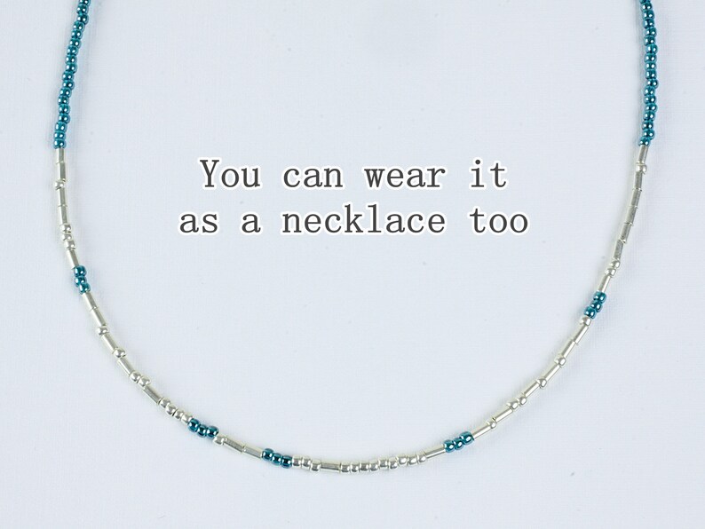 Memorial gift Morse Code Jewelry Memorial beads Bracelet See you in Heaven