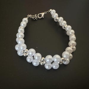 Gold Pearl bracelet Silver Pearl Bracelets Bridesmaid Bracelets Bridal Party Favors Proposal Box Bracelet Bridesmaid Pearl Bracelet