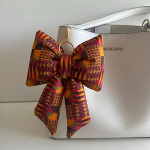 Puffy Bow Keychain Cute Purse Charm Cotton Keychains for Bags Bag Charms
