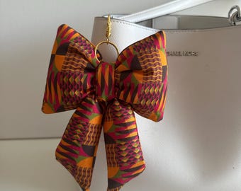 Puffy Bow Keychain Cute Purse Charm Cotton Keychains for Bags Bag Charms