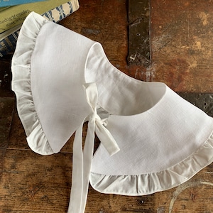 Ruffle Peter Pan collar white Mori girl removable fake collar