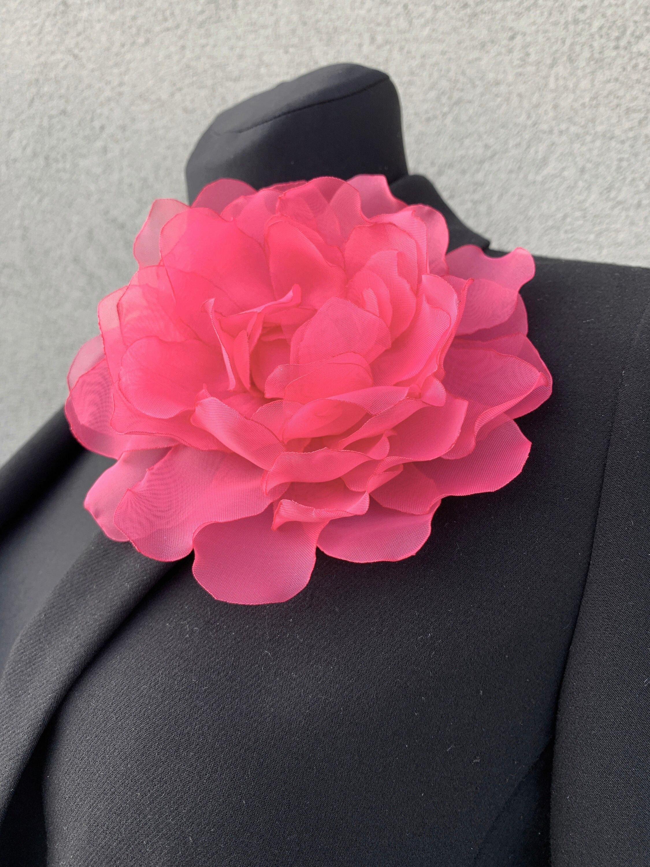 hot pink ホットピンク ストール 刺繍 hot pink ホットピンク ストール 刺繍