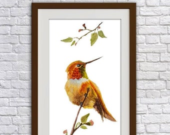 Ukrainian Digital Printable Ukraine Watercolor Hummingbird Digital File Bird Clipart PNG PDF Watercolor Printable Designs Instant Download