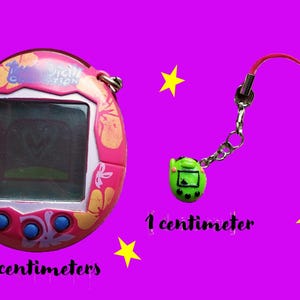 tamagotchi charm/ accessory/ virtual pet/ 90s/ y2k pet/ digital pet/ kutchipatchi/ miniature/ original tamagotchi/ gen 1/ gen2/ gift/ fan image 3
