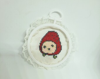 Ichigotchi Inspiried Cross Stich