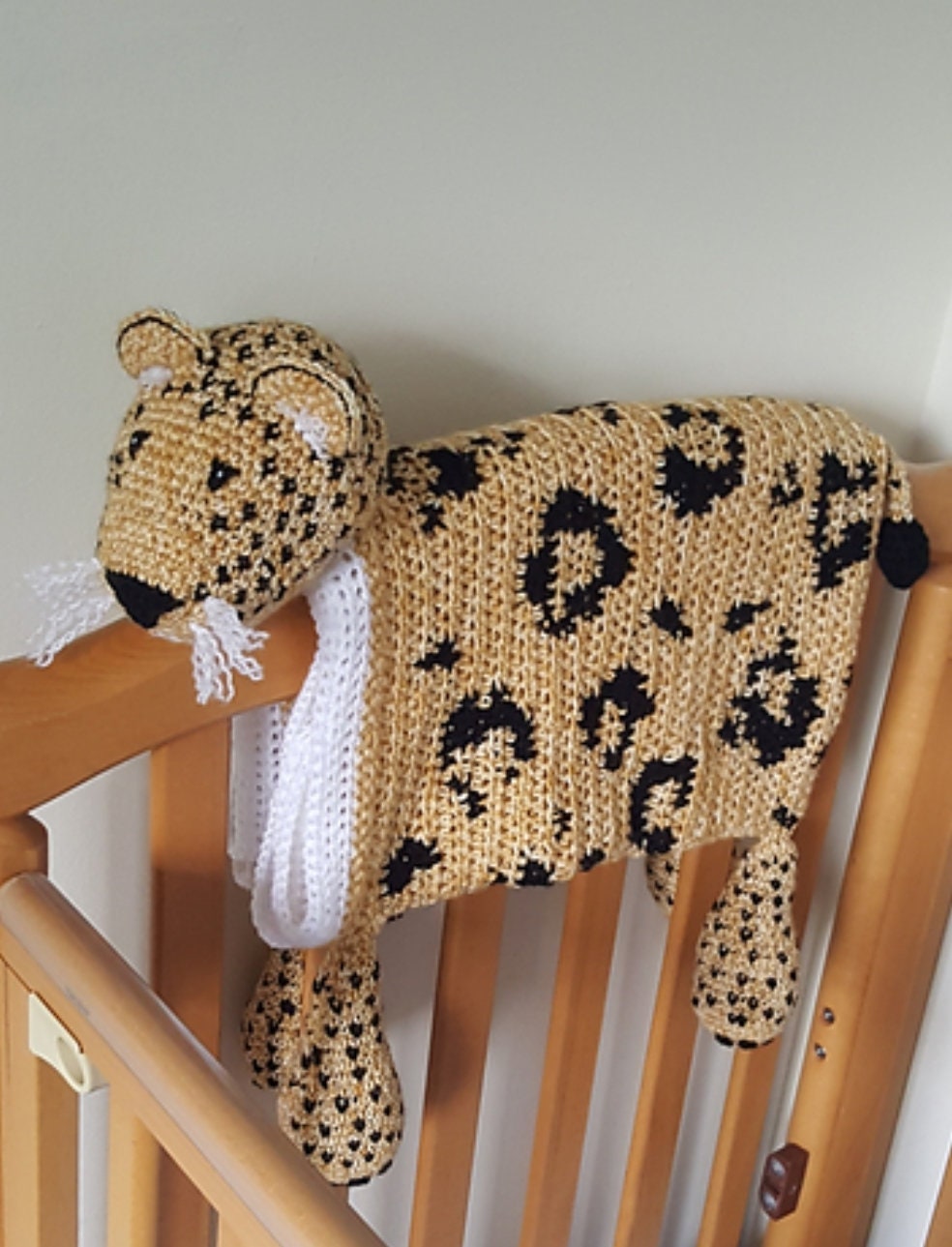 35 Endangered Animal Crochet: Leopard Crochet Patterns 22 Leopard Crochet Baby Blanket