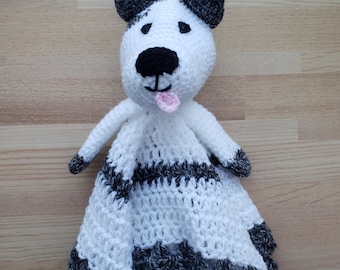 PUPPY LOVEY pattern, digital download pdf for a crochet baby lovey, crochet dog blanket, animal comforter,