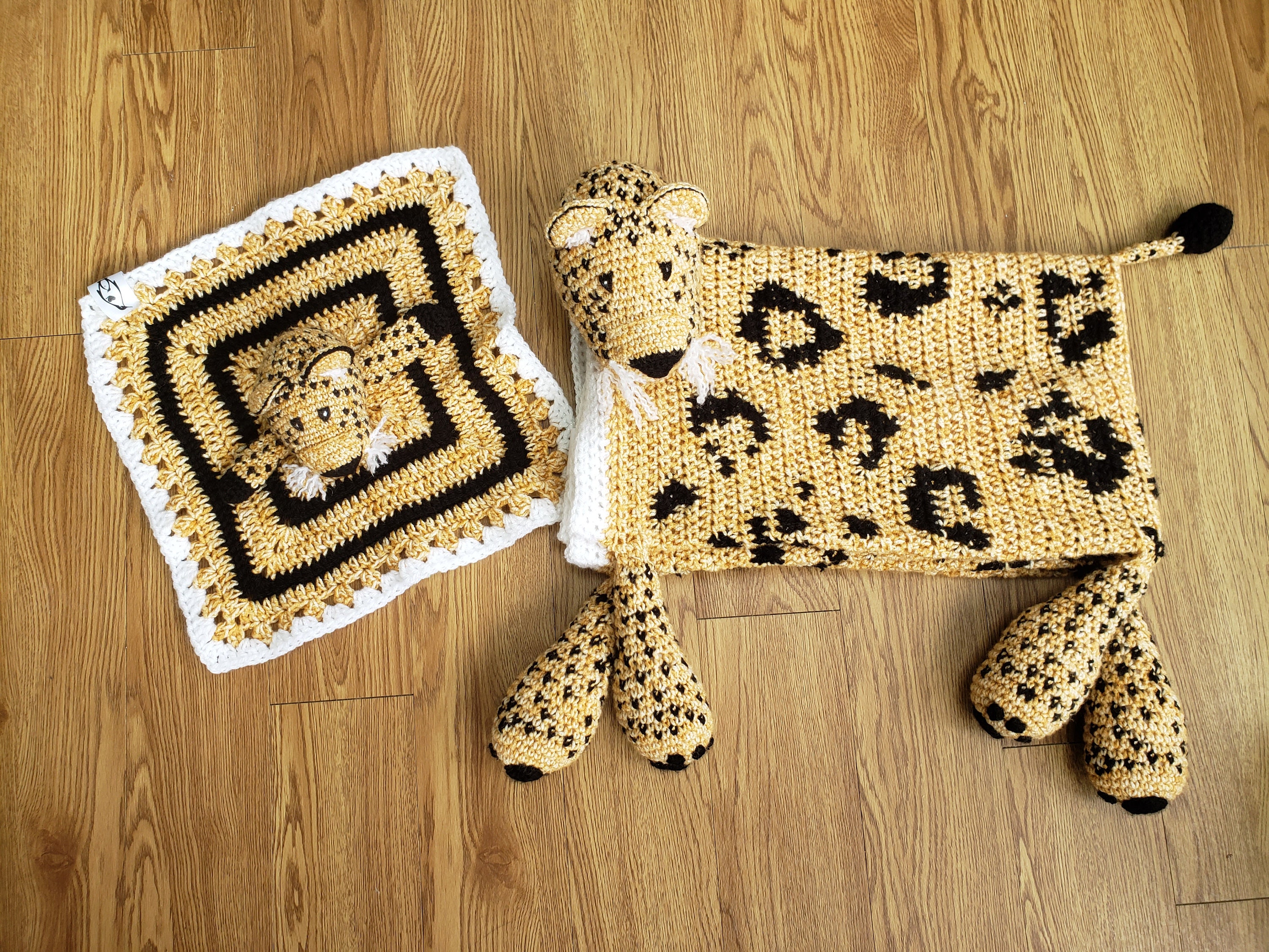 18 Animal Crochet Blanket Patterns You Have To See 10 Leopard Crochet Blanket & Lovey