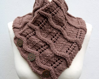 Knitted Scarf neck warmer