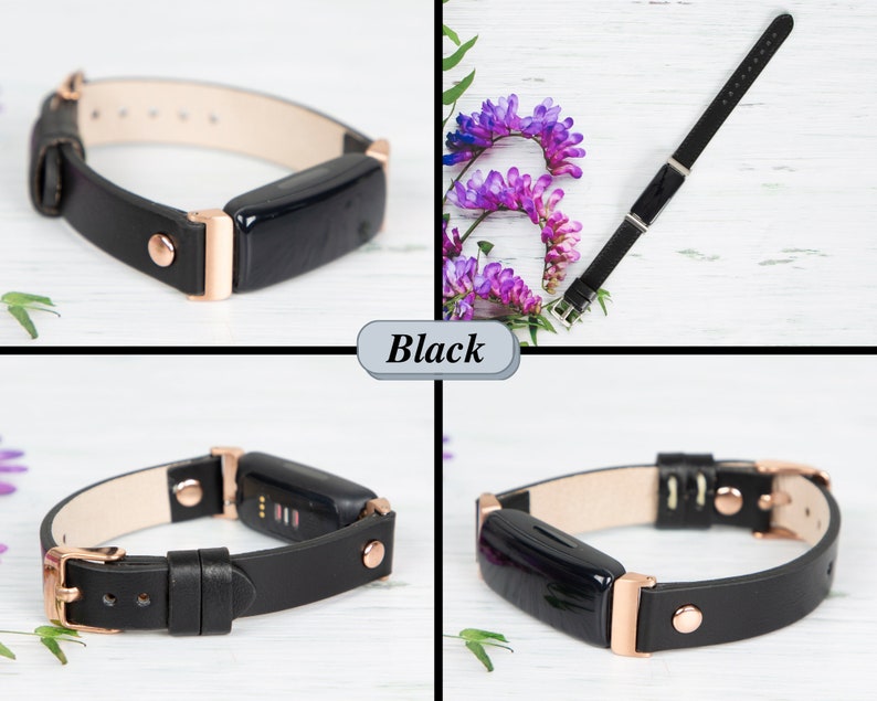 Fitbit inspire 3 2 Leather Watch Band, Watch Strap for Women, Fitbit Inspire 1 HR Bands image 4