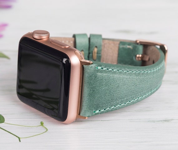 Slim Apple Watch Leather Band 41mm 38mm 42mm 45mm 49mm Slim 