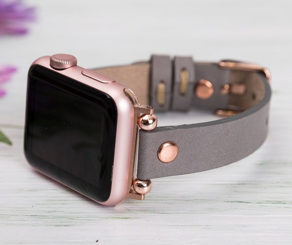 Genuine Leather Apple Watch Band Strap for iWatch Series 9 8 7 6 5 4 3 38mm/ 45mm