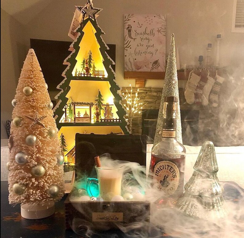 Custom Curated Treasure Box Cocktail Smoker Smoking Box Etsy