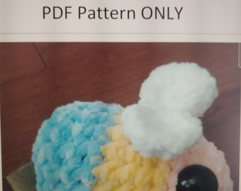 CROCHET PATTERN - Pan Bee, Pride Bee, Amigurumi, Gay Bee, Love is Love, LGBTQ+