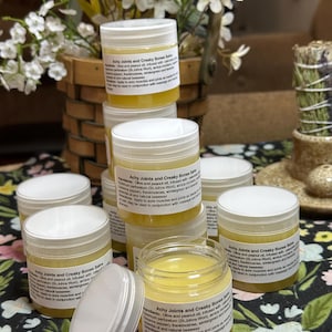 Ungüento para articulaciones doloridas y huesos crujientes