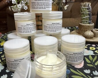 Sweet Cheeks Rosewater face and body moisturizing cream