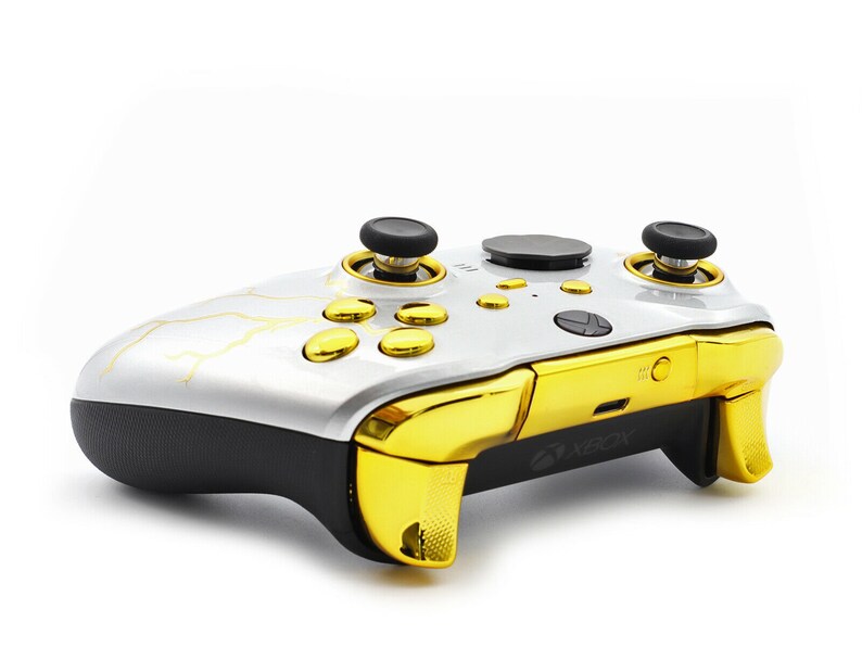 Gold Thunder Custom Controllers Custom Elite 2 Controller Etsy
