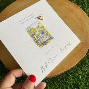 Geburtstagskarte - Mama - Freund - Papa - Kindermädchen - Personalisiert - Winnie Puuh Zitat Original -