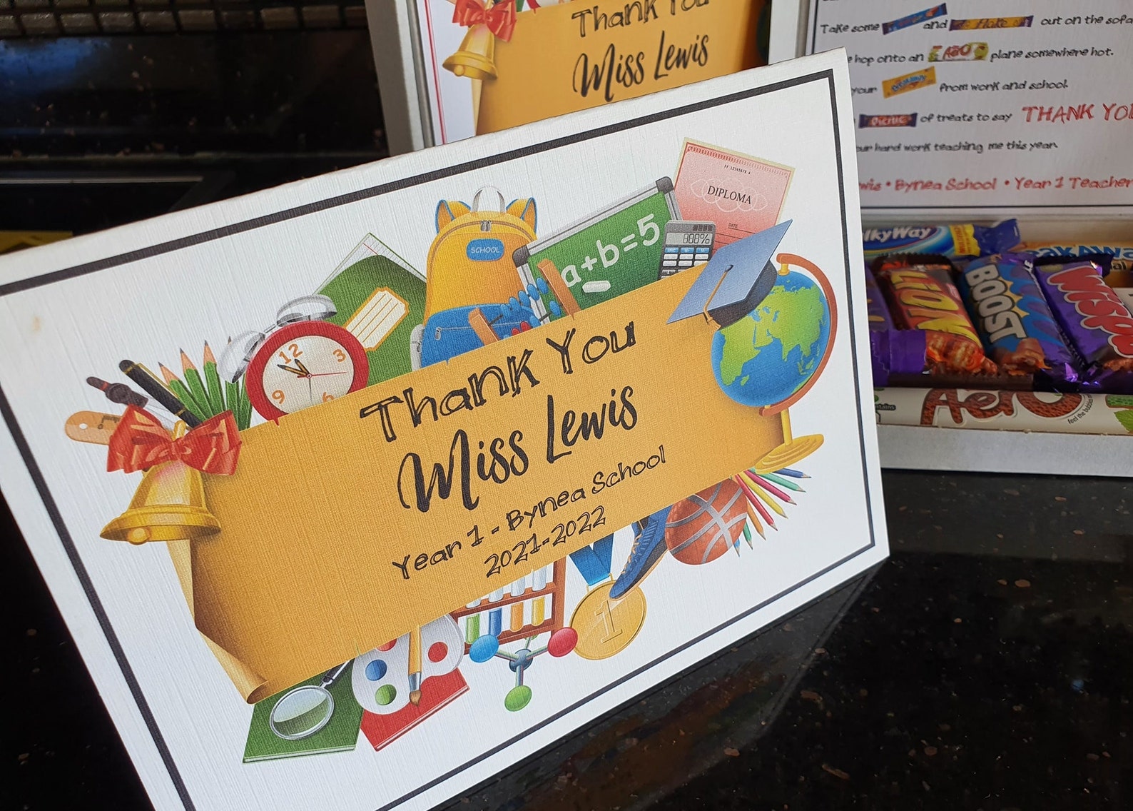 Teacher Gift Teacher Thank You Gift Chocolate Gift for - Etsy UK