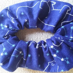 5 Bear Scrunchies/Animal Scrunchie/Animal Scrunchie/Hair accessories, 2&quot; ×5.5&quot;/Cotton/Handmade USA