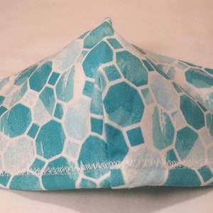 HoneyComb Cotton Face Mask/No pocket/100% Cotton/Made in USA./Unisex Face Mask