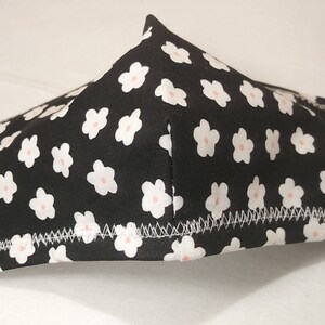 Summer Daisy Cotton Face Mask/Face Covering/100% Cotton/Made in USA./Unisex Face Mask
