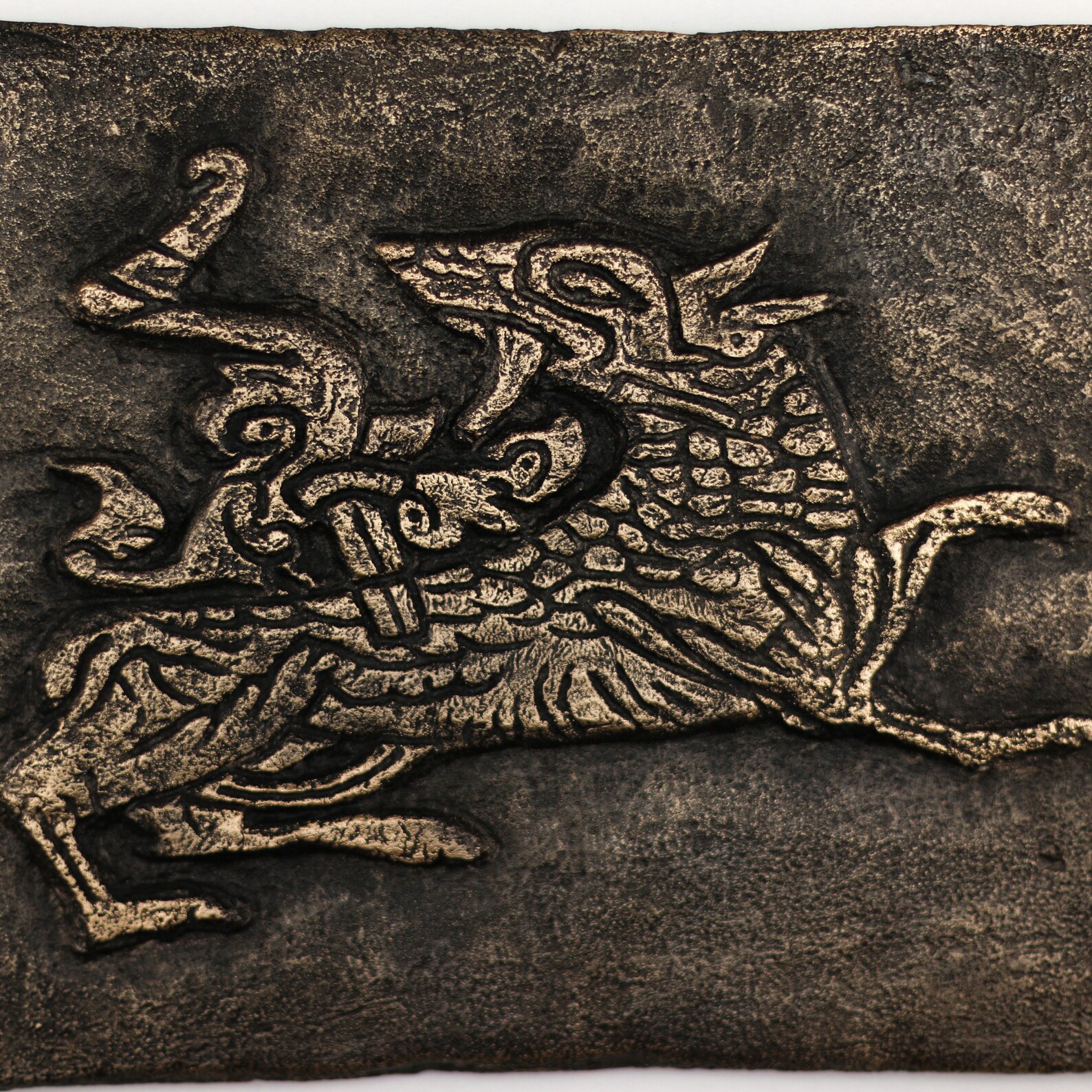 Viking Art Maeshowe Dragon Sculpture Orkney Gifts Bronze Home Etsy UK