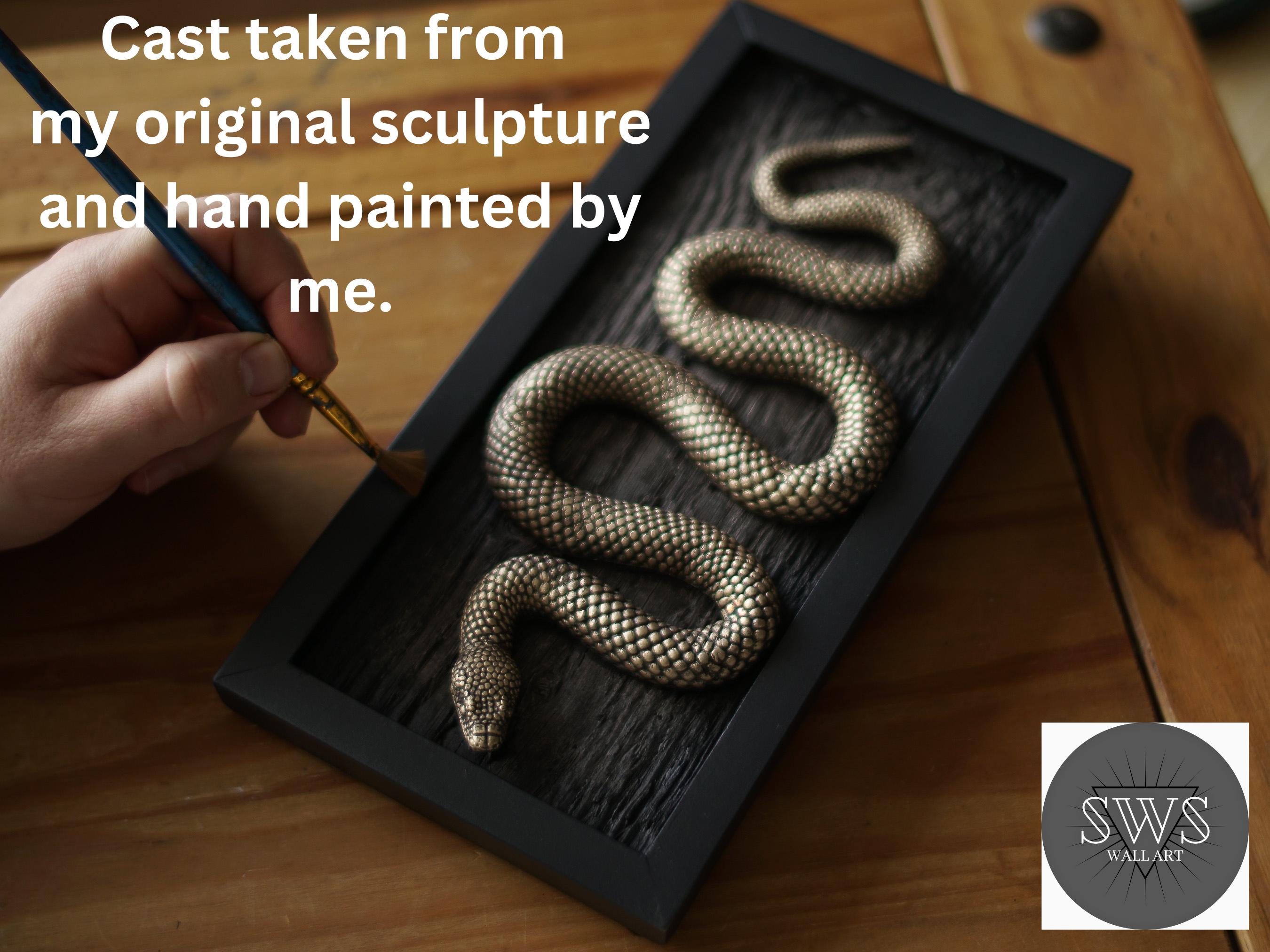 snake出品　直筆資料セット Four-lined Snakes Intertwined - RE-09 - Fine Art Print of a