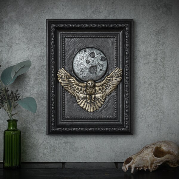 Owl Wall Art Etsy UK