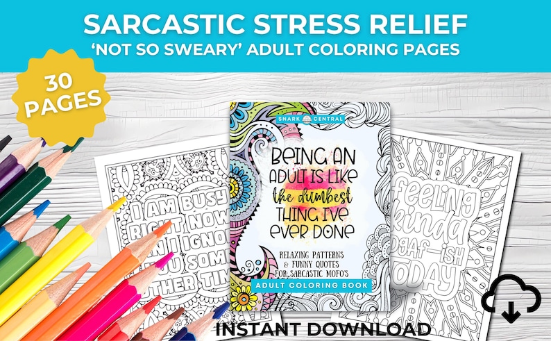 sarcastic quotes coloring pages