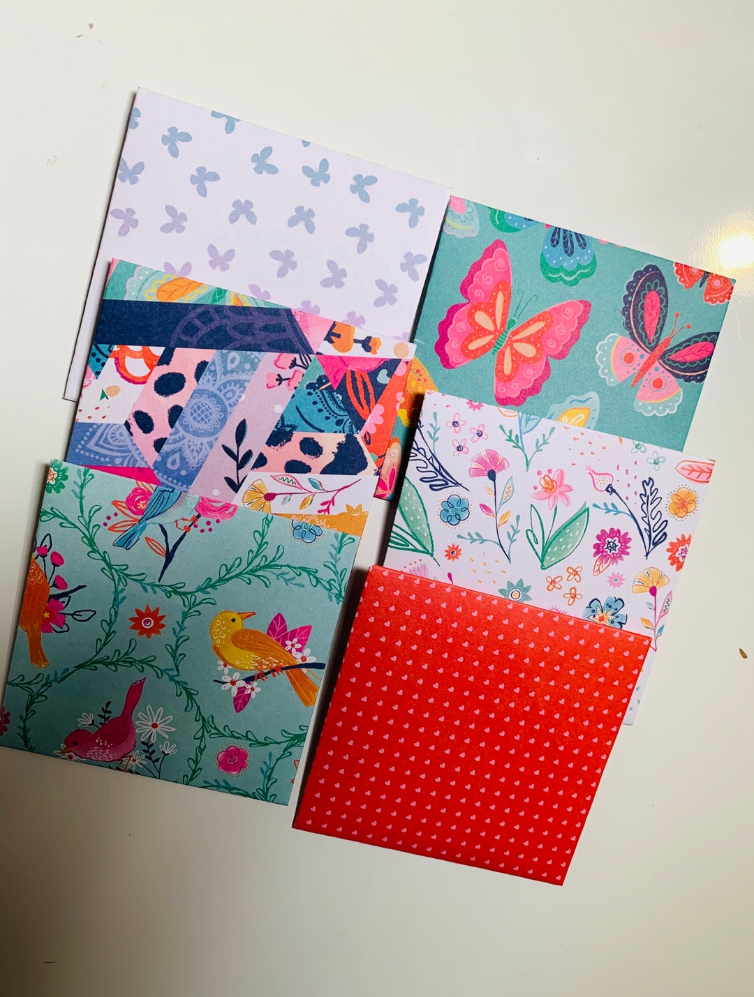 Mini Cards Envelopes With Blank White Paper/blank Notecards/notecards ...