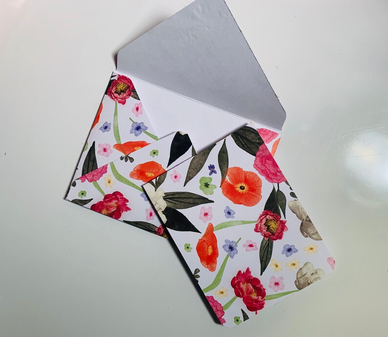 Set of 5 Blank NotecardsThank You CardsJust Because CardsThinking of CardsEnvelopes
