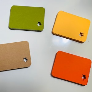 Blank Flat Note Cards/Journaling Cards/Scrapbooking/Work notes/School Notes/Quick Note Cards