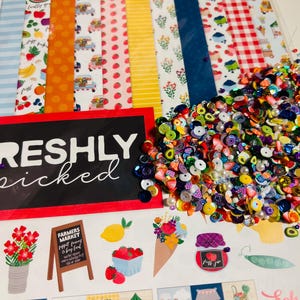 New Sequin Mix Inspired by “Freshly Picked” Collection Kit/ Freshly Picked/Embellishments/Shaker Mix/Shaker Cards/Confetti Mix