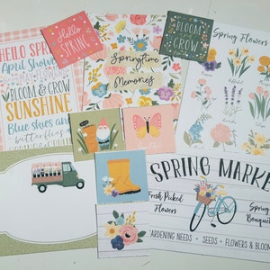 Scrapbook Die Cuts/Set of 11/Junk Journaling/Scrapbooking/Card Making