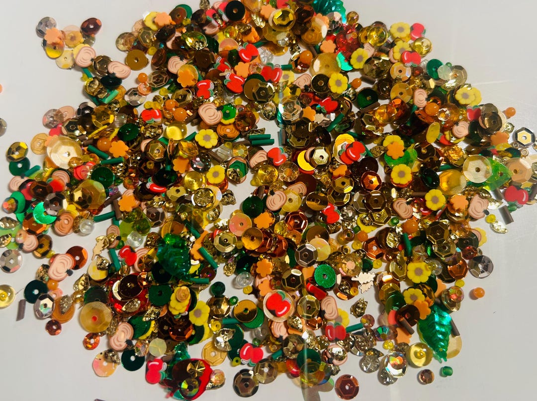 Sequin Mix “fall Harvest”/fall Sequin Mix/embellishments/confetti Mix ...