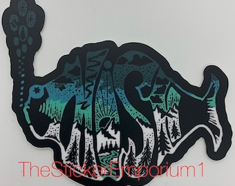 Phish Mountain Scene Logo 4” Sticker ~ Water Bottle Laptop Tumbler Car Lyrics Decal