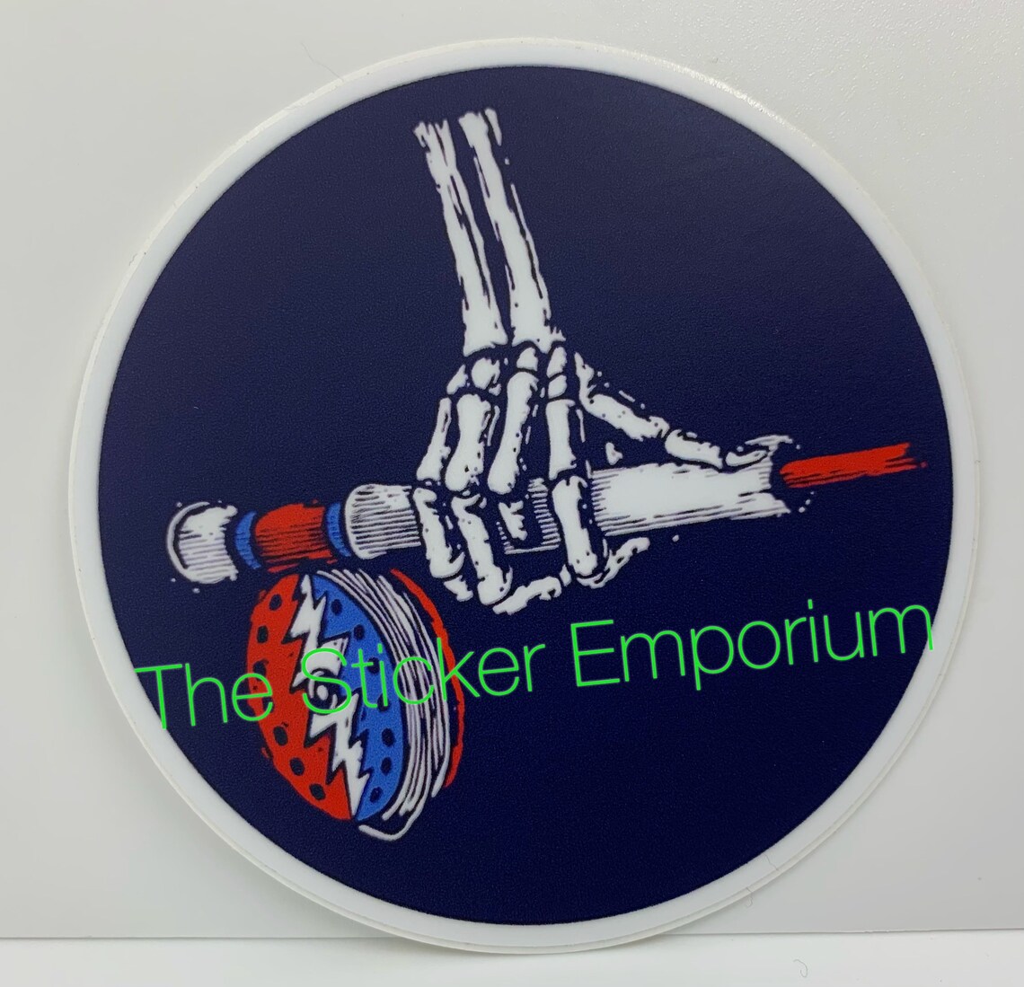 GD 3” Fly Fishing Jerry Hand Trout Reel / Pole Sticker ~ Water Bottle ...