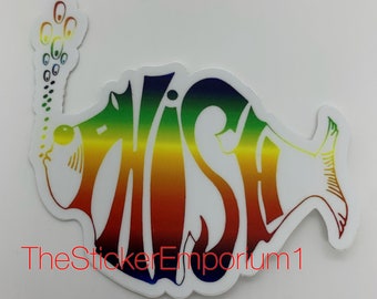 Phish Rainbow Logo 4” Sticker ~ Water Bottle Laptop Tumbler Car Lyrics Decal