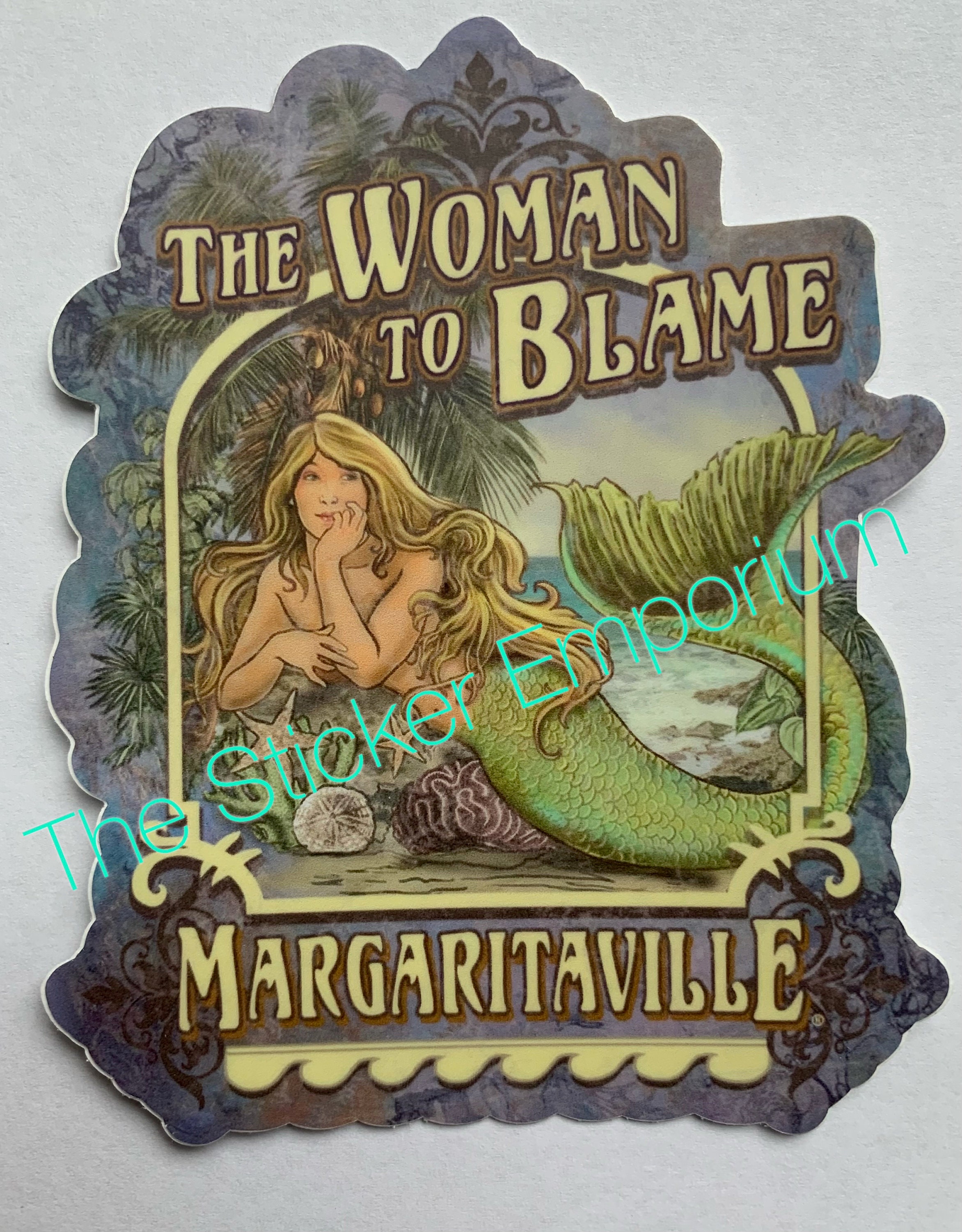 Vintage 1980's Jimmy Buffett for President Margaritaville Key West Retro Travel Decal Bumper