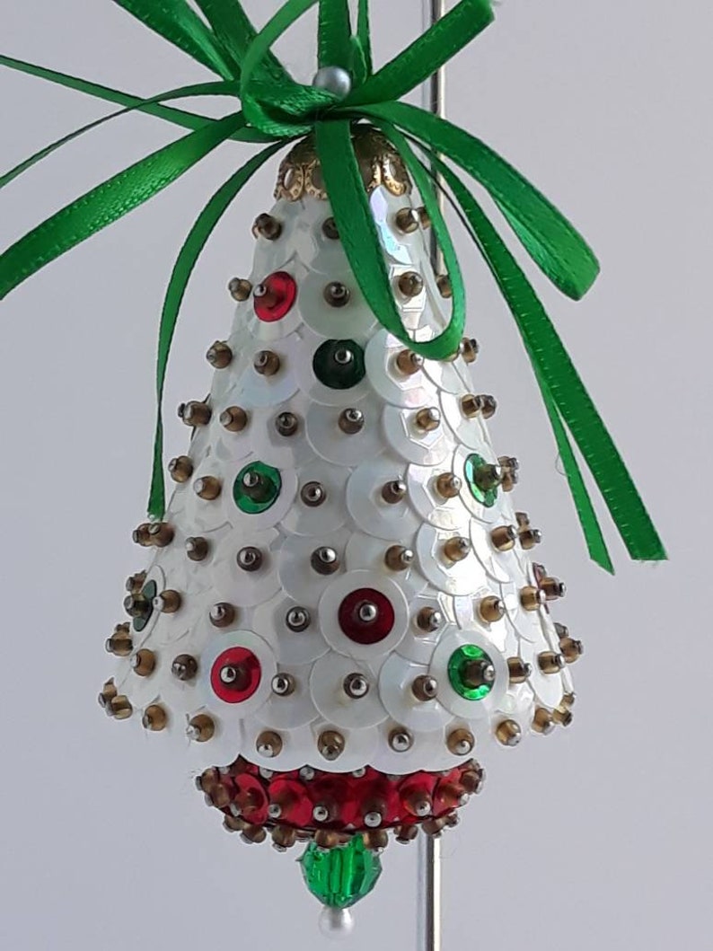 vintage-handmade-beaded-push-pin-sequined-christmas-ornaments-etsy