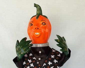 Simon the Pumpkin Doll
