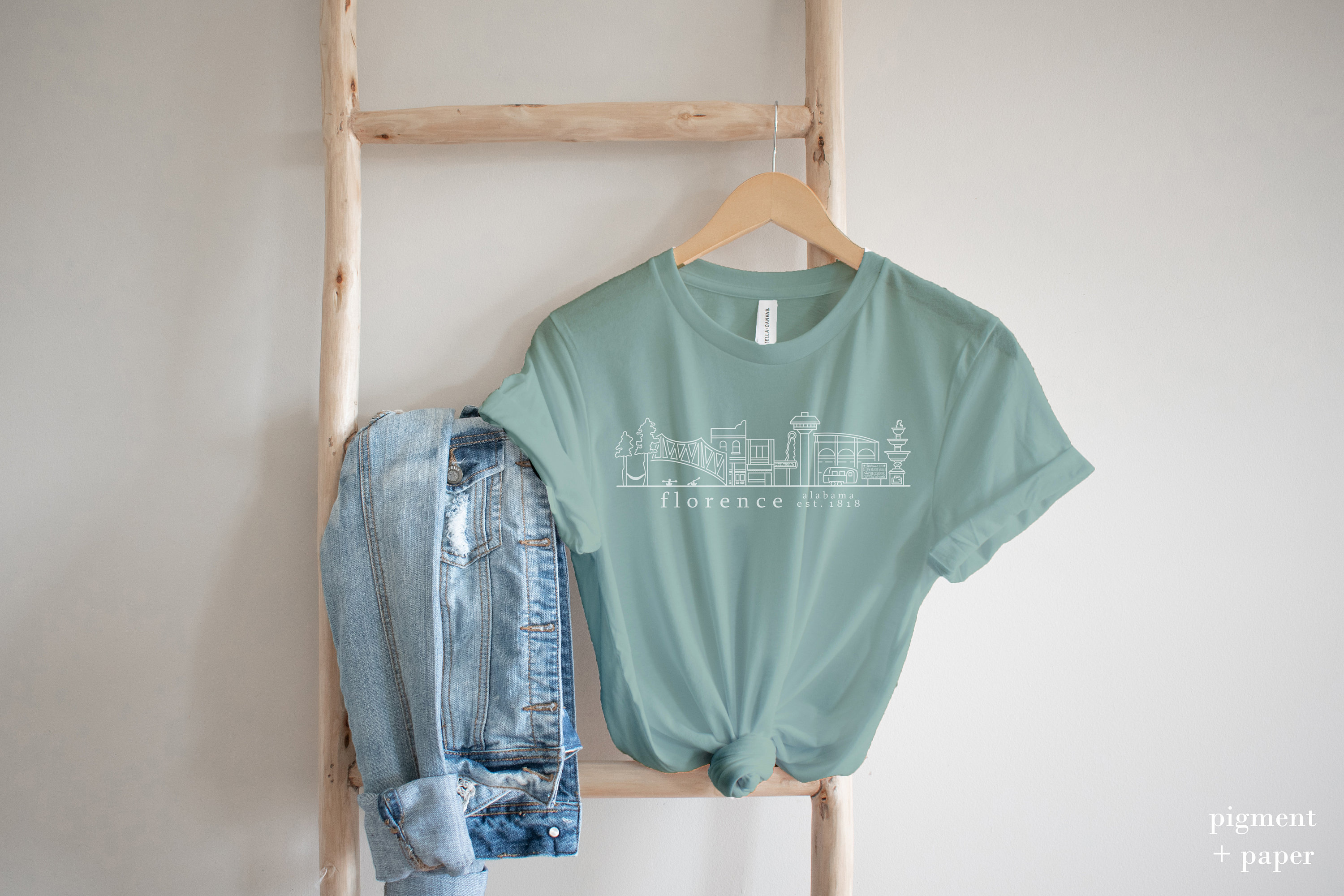 Florence Alabama Shirt North Alabama Shirt Florence Skyline Etsy