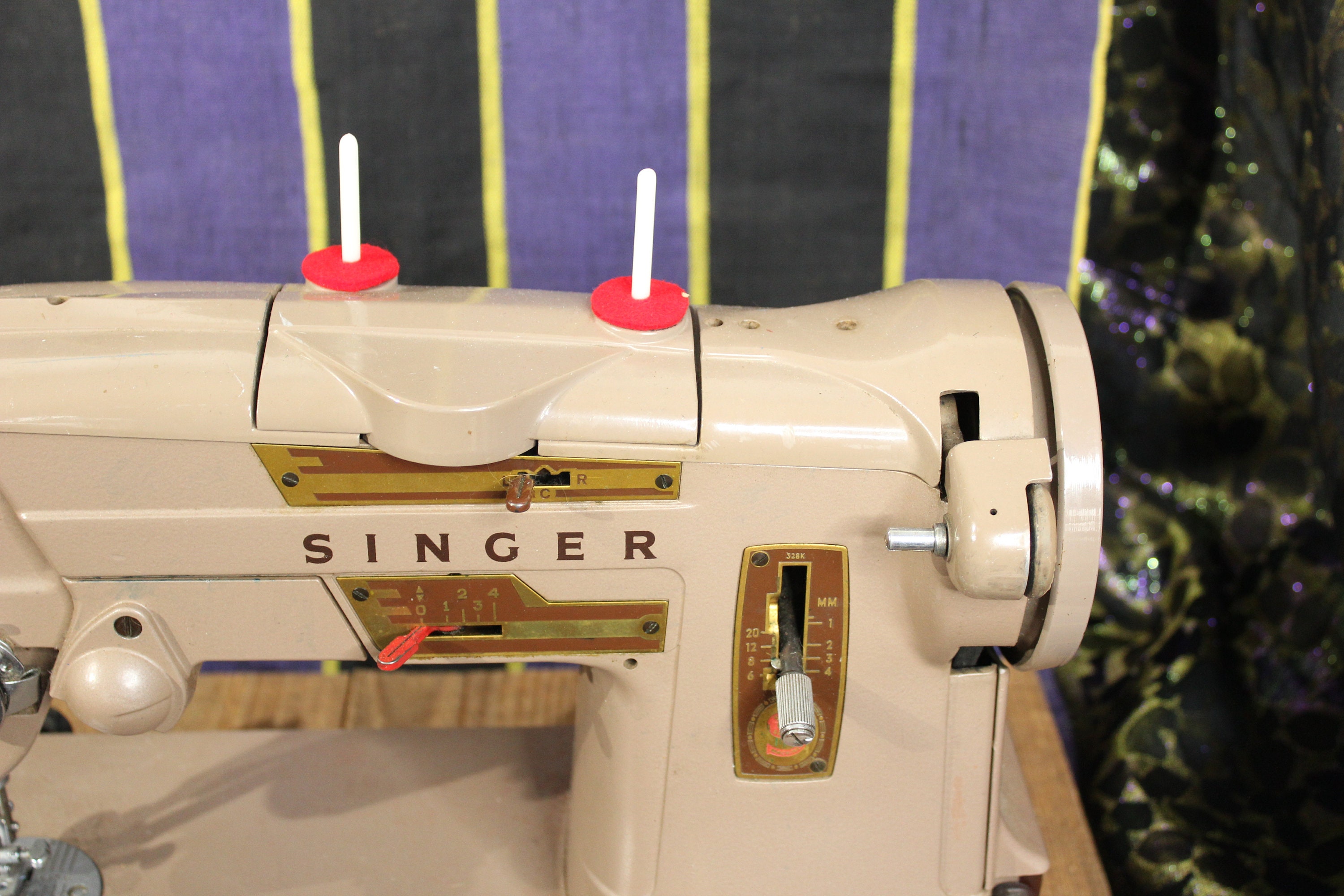 Vintage Singer Styleomatic 328K Metal Electric Sewing Etsy