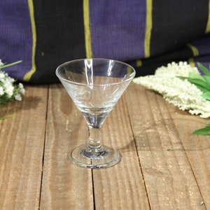 Clear 4in tall Martini Glass Drink and Barware Dining Serving